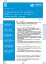 Investing in sexual and reproductive health and rights: essential elements of universal health coverage