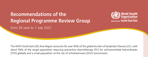 Recommendations of the Regional Programme Review Group