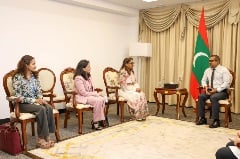Regional Director, Saima Wazed met Maldives' Foreign Minister Dr Abdulla Khaleel to explore collaboration focused on strengthening healthcare delivery