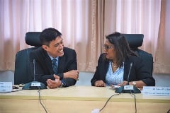 Regional Director met Dr Thiti Sawangtham, Deputy Director-General of the Department of Mental Health, Ministry of Public Health, Thailand and team